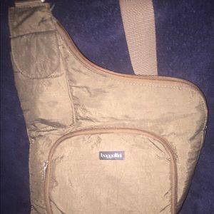 Baggalini over the shoulder nylon bag
